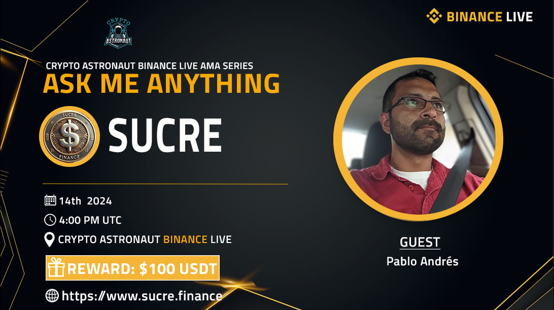 Crypto Astronaut Host AMA With SUCRE