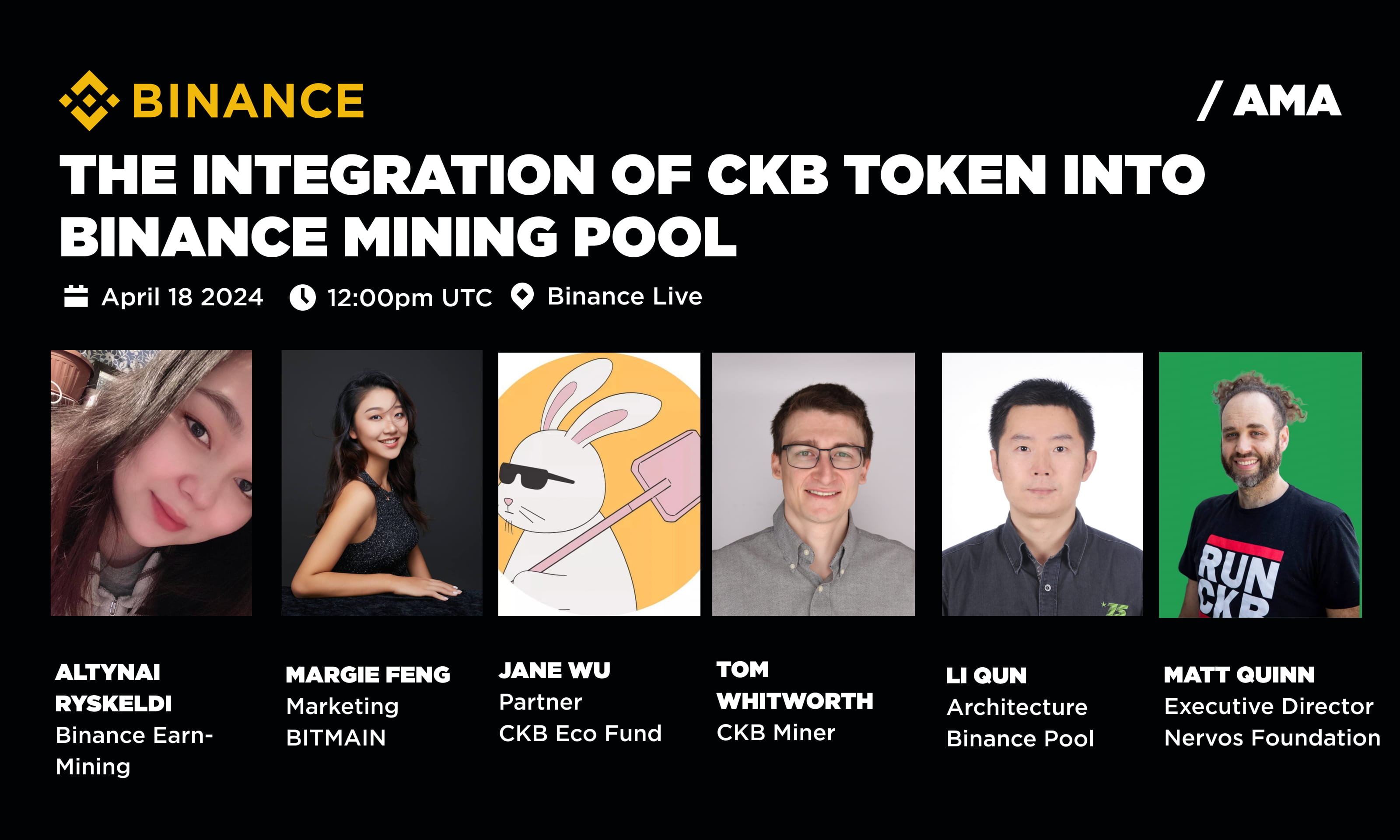 The Integration of CKB Token into Binance Mining Pool