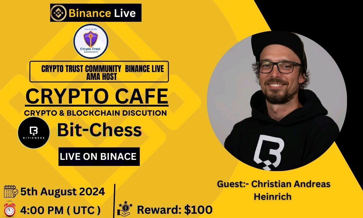 Crypto Trust Community Binance AMA With Bit-Chess  [ Reward $100 USDT ]