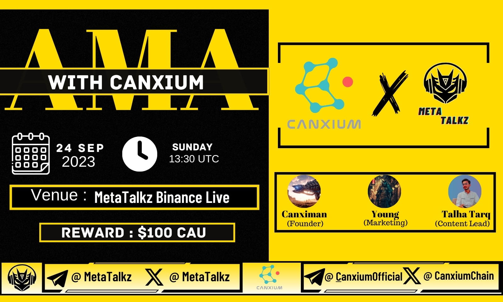 Meta Talkz presents AMA with CANXIUM