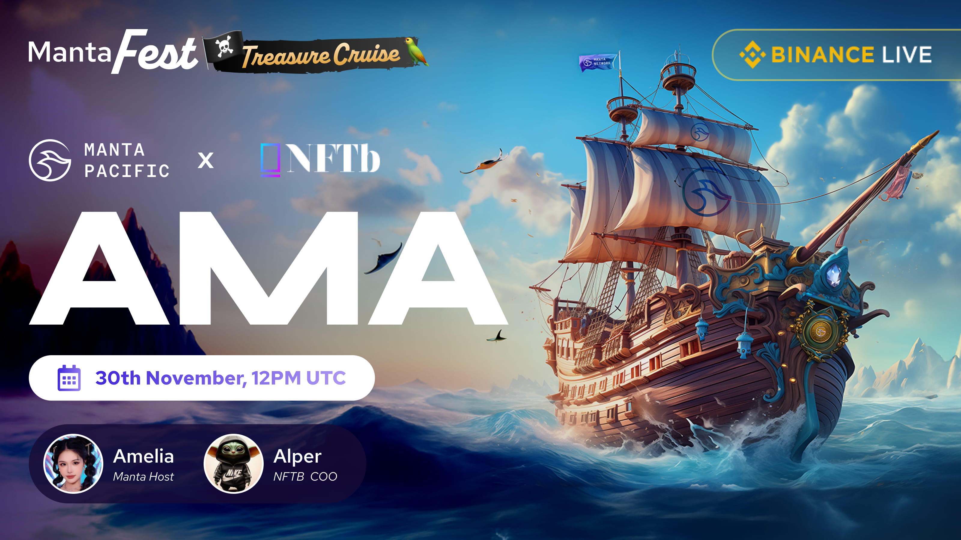 MantaFest Treasure Cruise - NFTB AMA