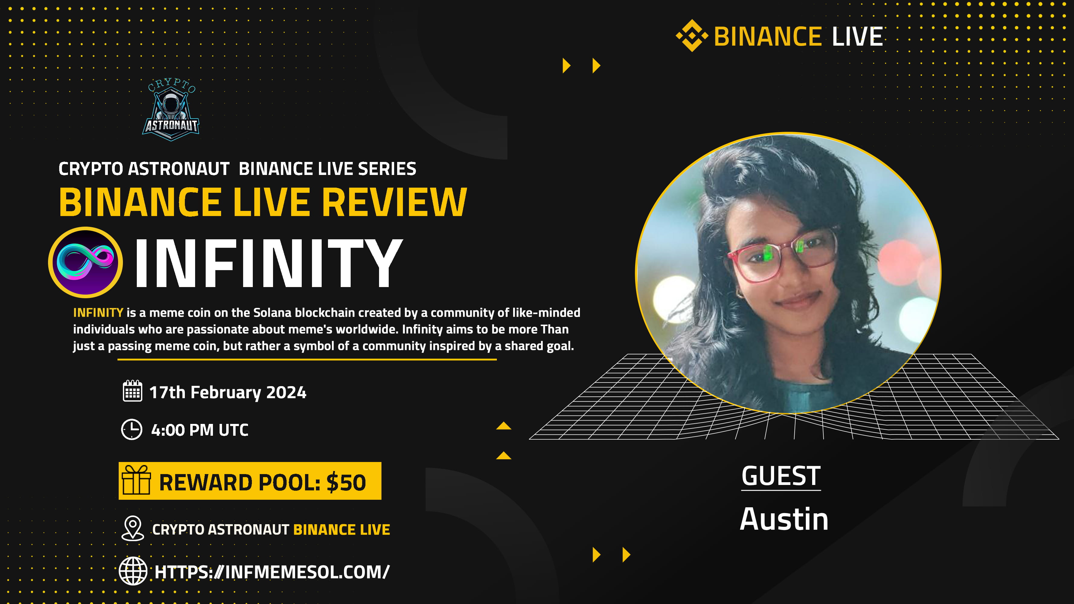 INFINITY PROJECT REVIEW (Reward: $50 BUSD)
