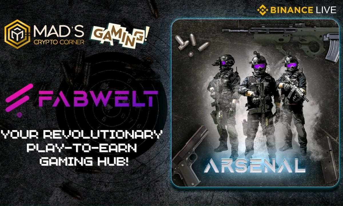 "Arsenal powered by Fabwelt - Your Revolutionary Play-to-Earn Gaming Hub