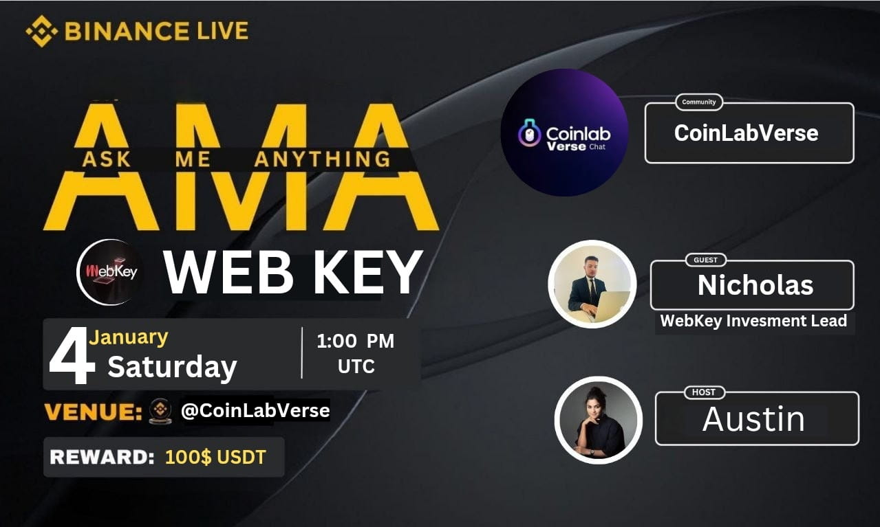 CoinLabVerse AMA with #WebKey