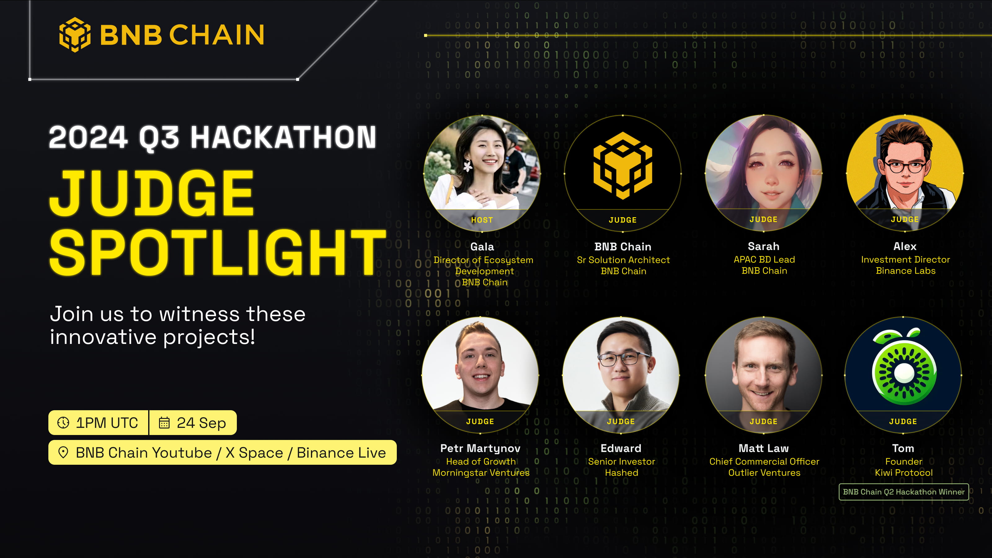 BNB Chain 2024 Q3 Hackathon Top 10 Demo Day