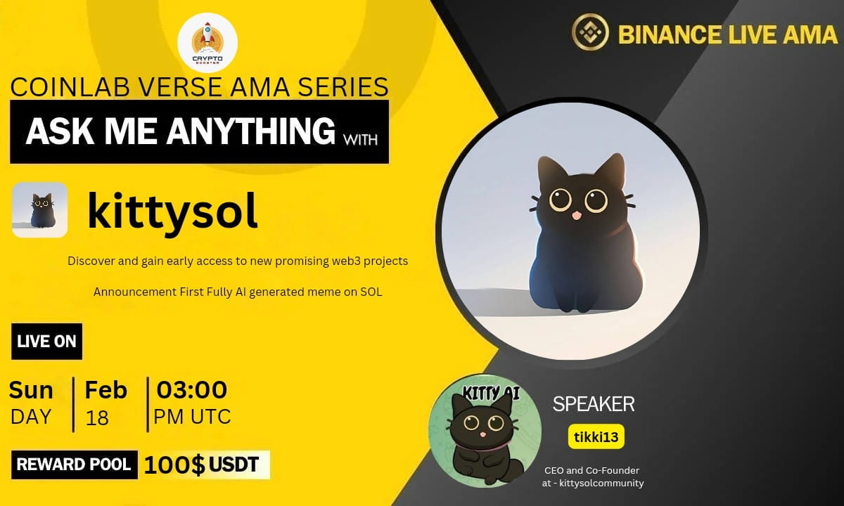 Crypto Booster Binance Live AMA Series With kittySol