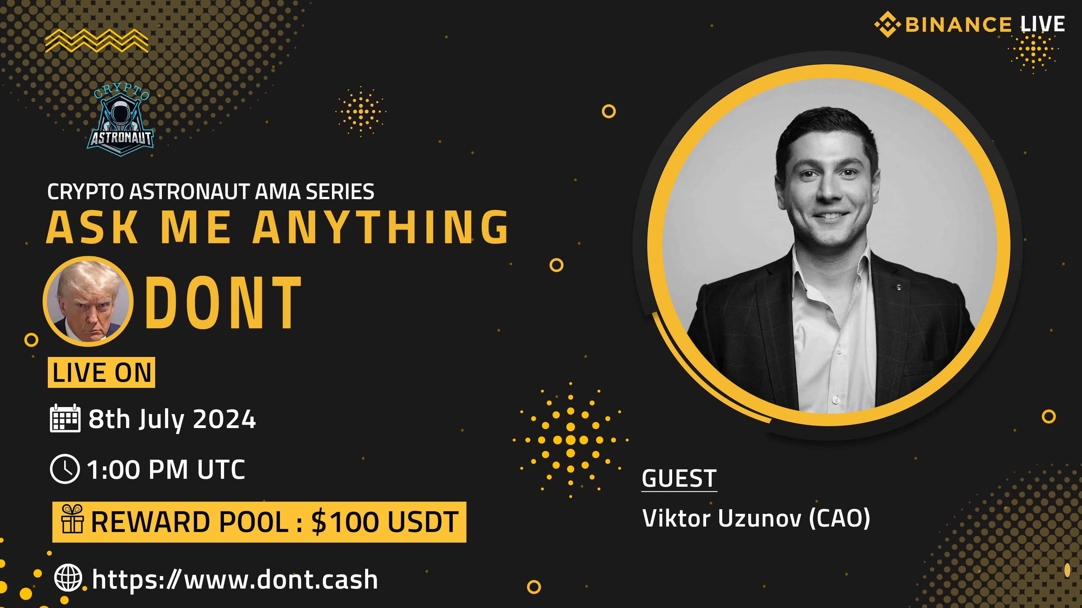 Crypto Astronaut Host AMA With DONT