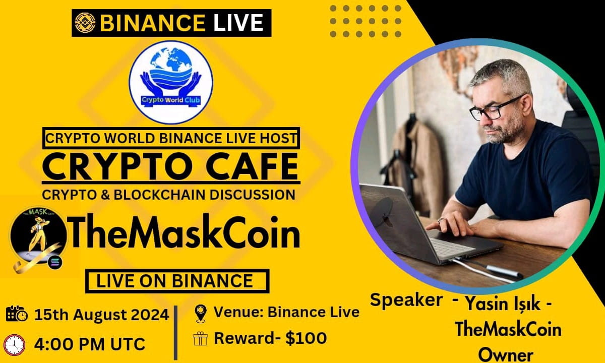 Crypto World Club <> TheMaskCoin [ AMA Reward 100$ USD ]