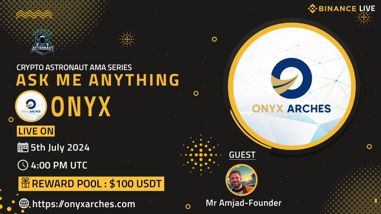Crypto Astronaut Host AMA With ONYX