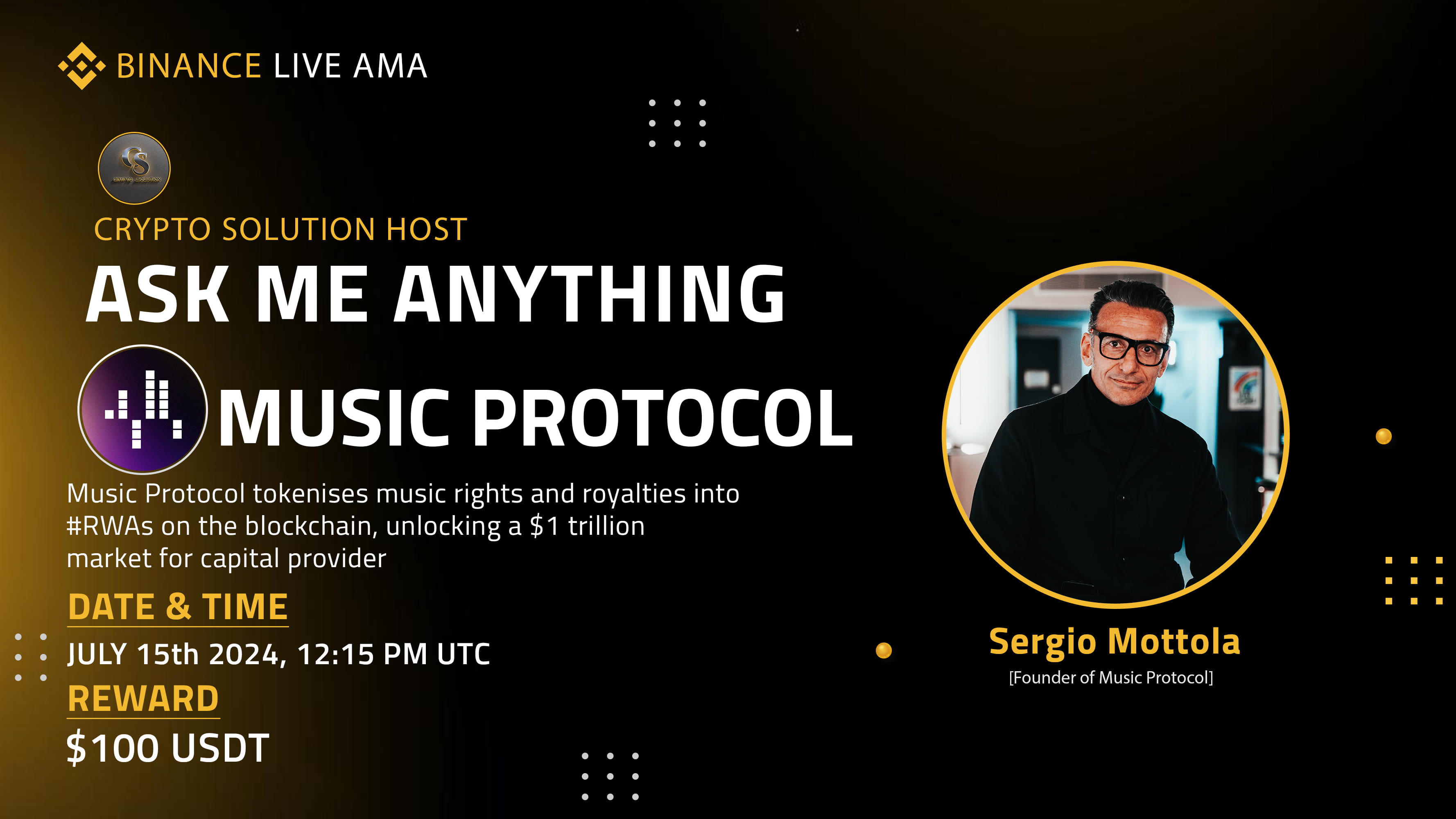 AMA - Crypto Solution <> Music Protocol