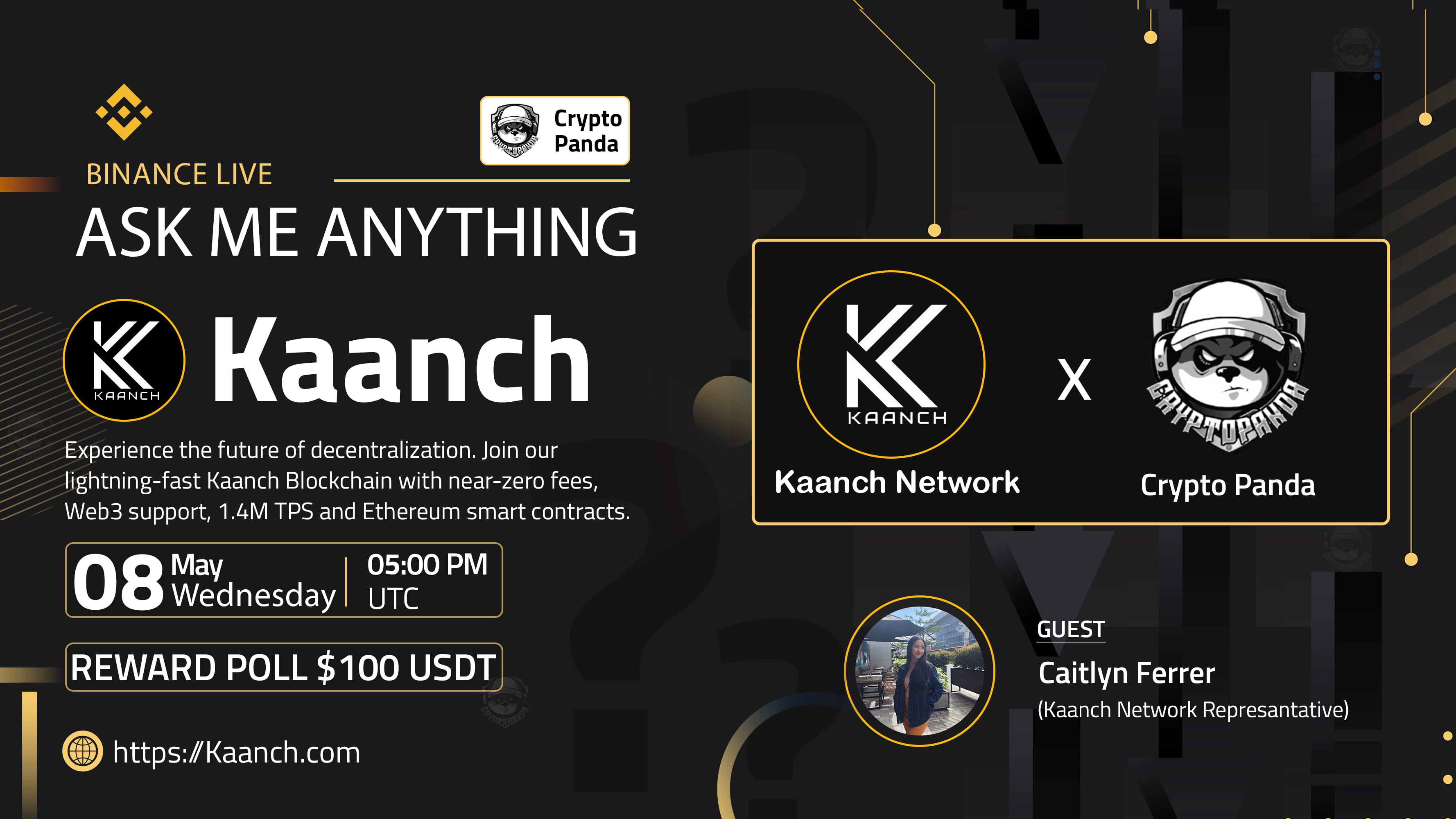Crypto Panda presents AMA with Kaanch Network