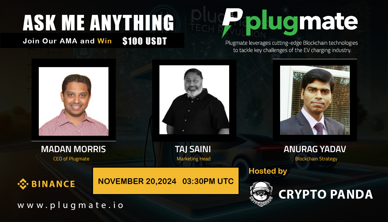 Crypto Panda Presents AMA with PlugMate // $100 Giveaway