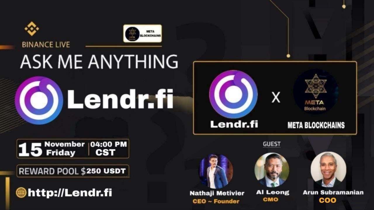 Meta blockchains Host AMA with Lendr fi