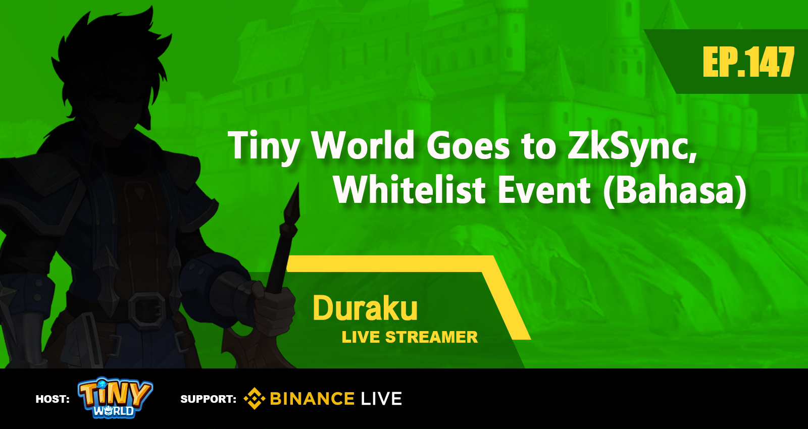 Tiny-World | Binance Live