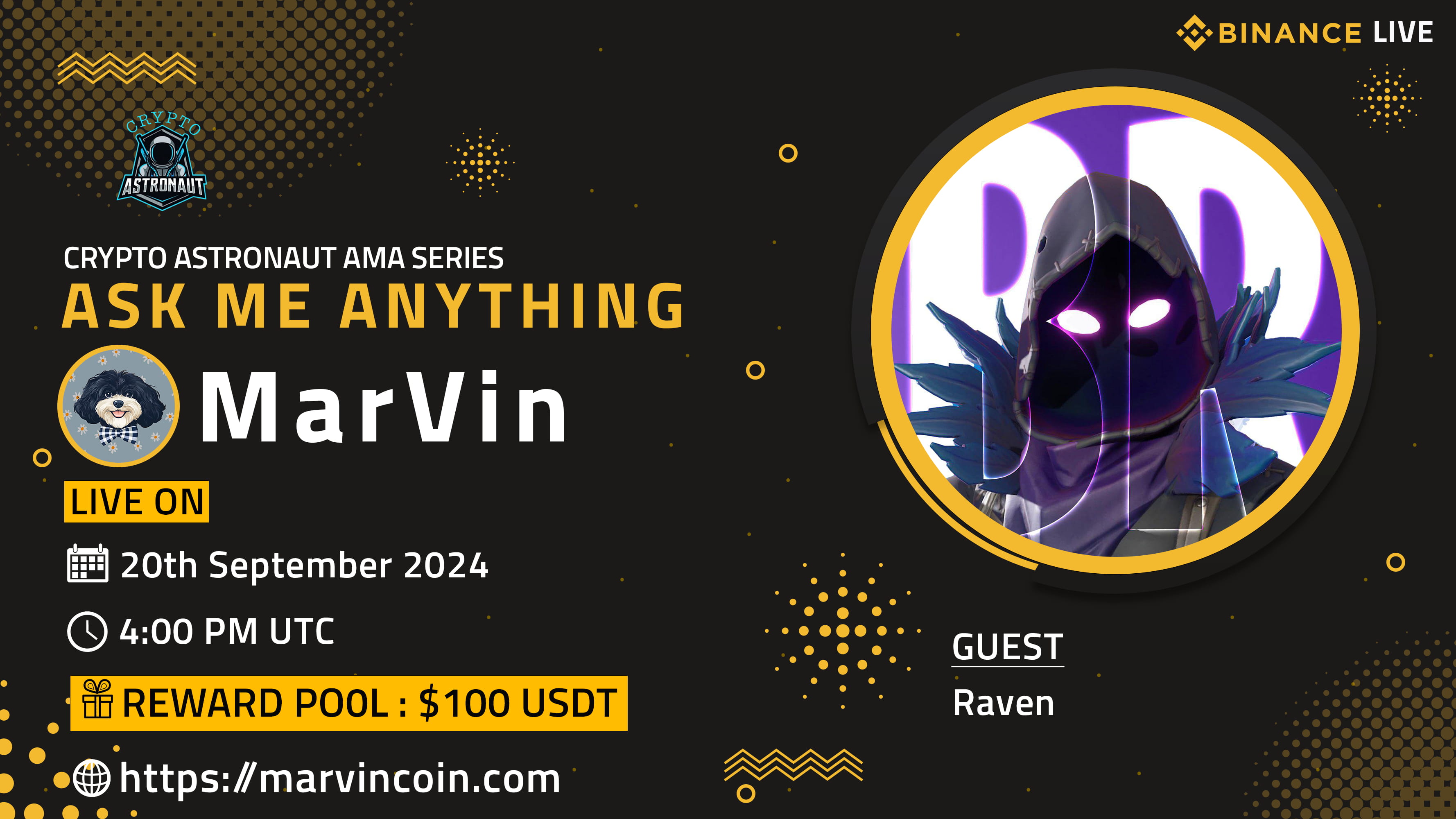 Crypto Astronaut Host AMA with MarVin