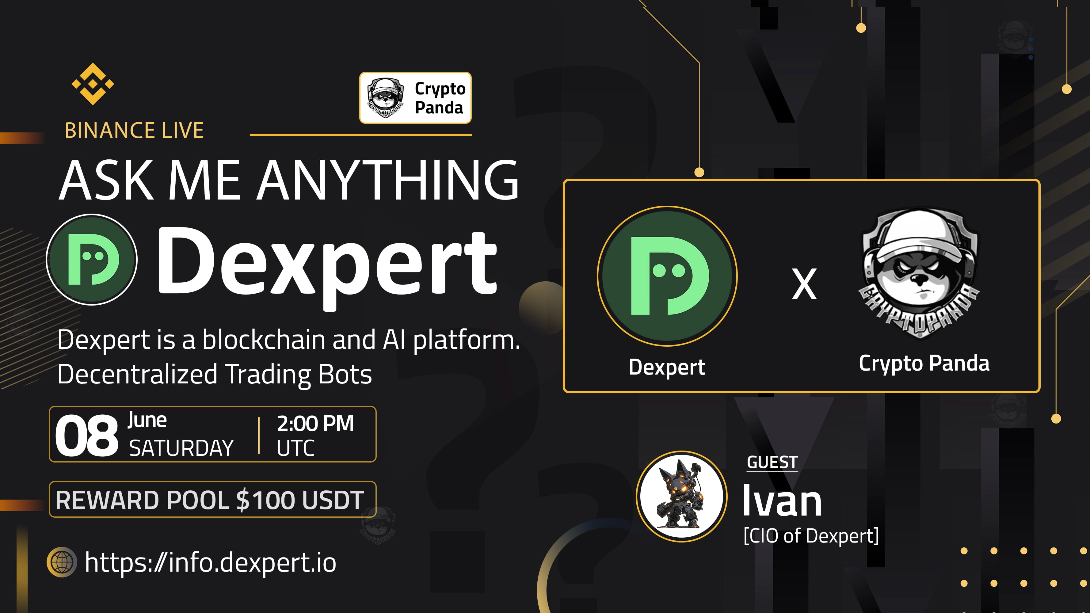 Crypto Panda presents AMA with Dexpert