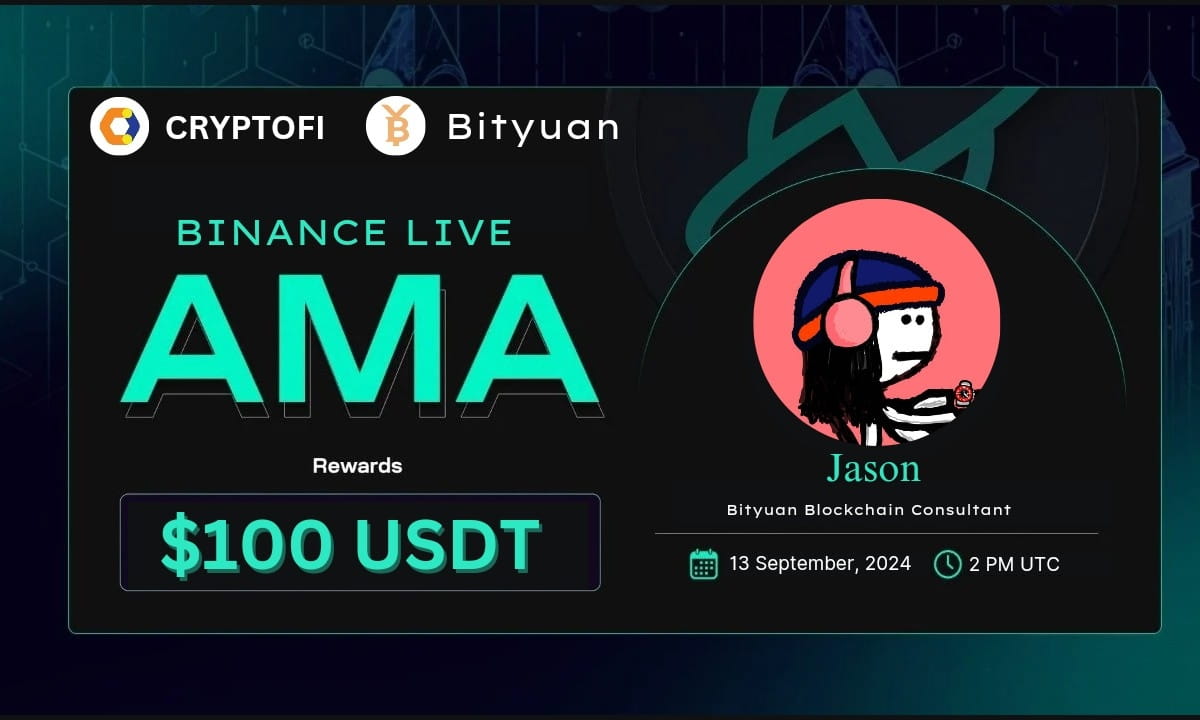 CryptoFi Binance live AMA <> Bityuan Blockchain 