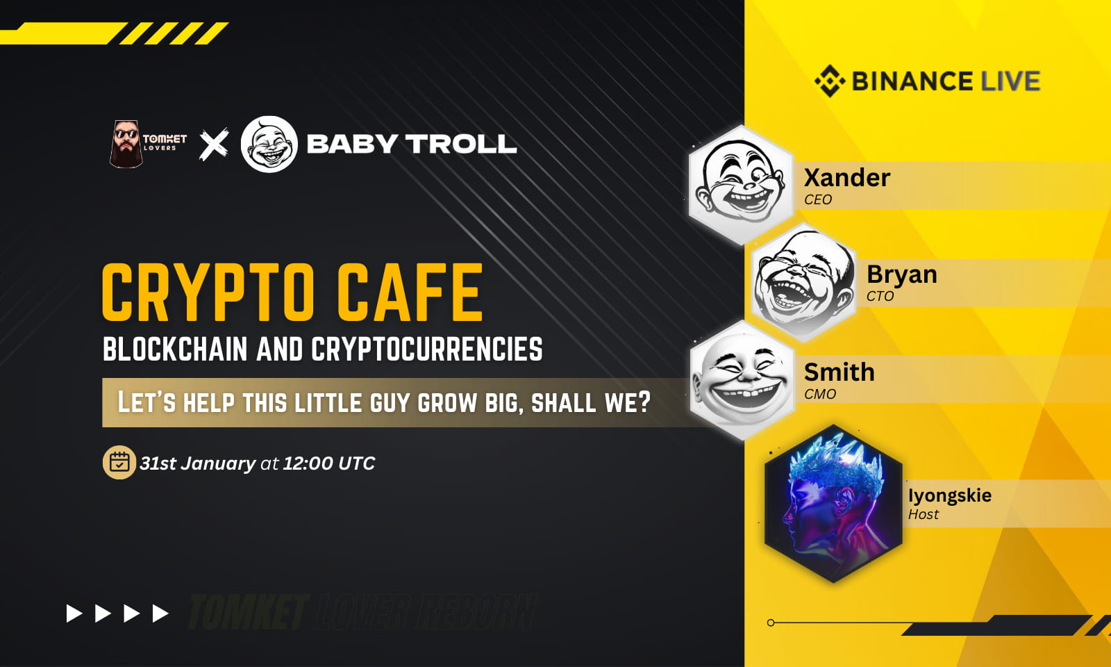 Crypto Cafe : Let’s help this little guy grow big