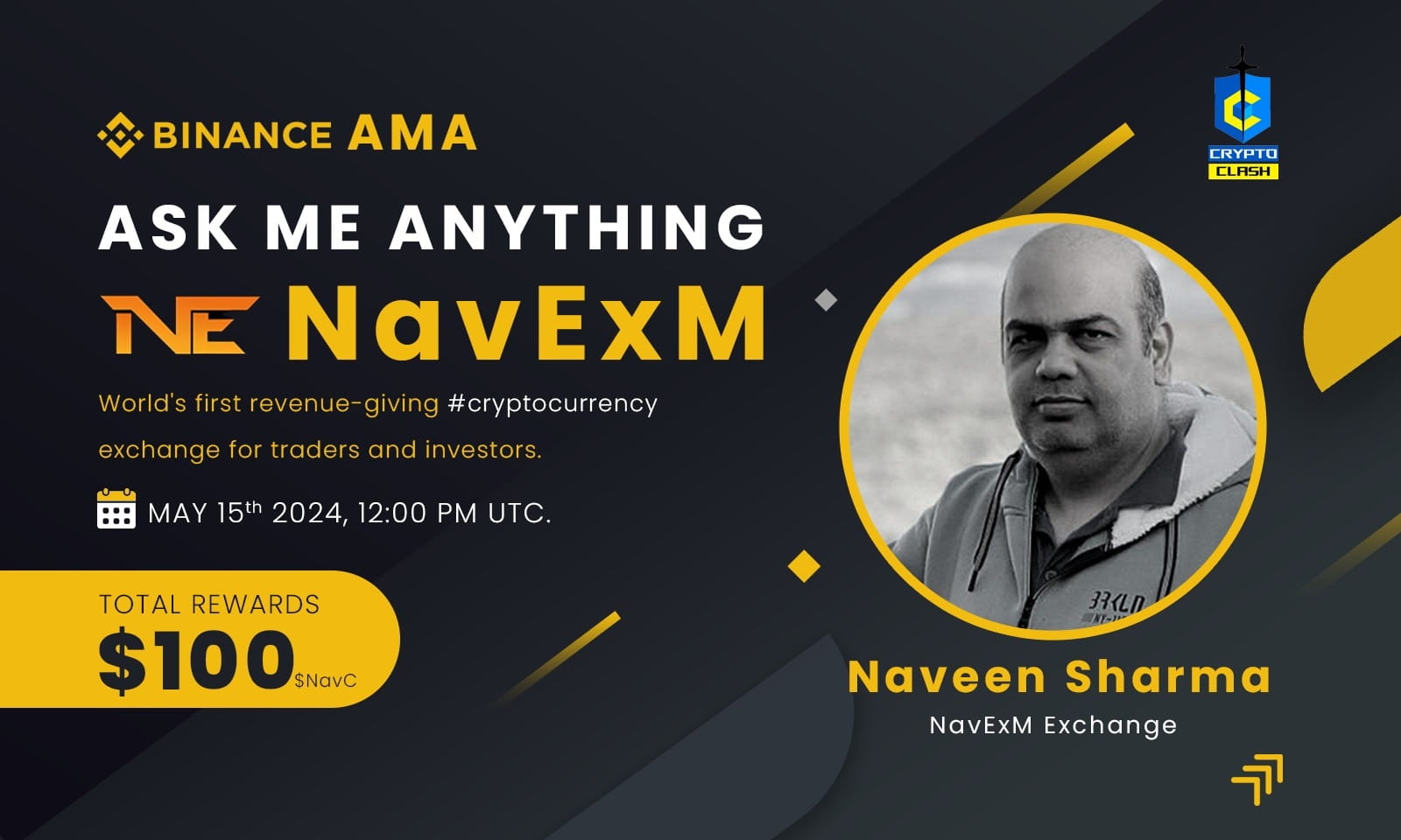 AMA - NavExM x Crypto Clash | 100$ NavC