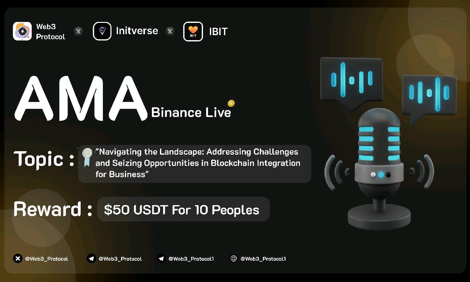 Initverse X Ibit Live || Challenges and opportunities in Blockchain