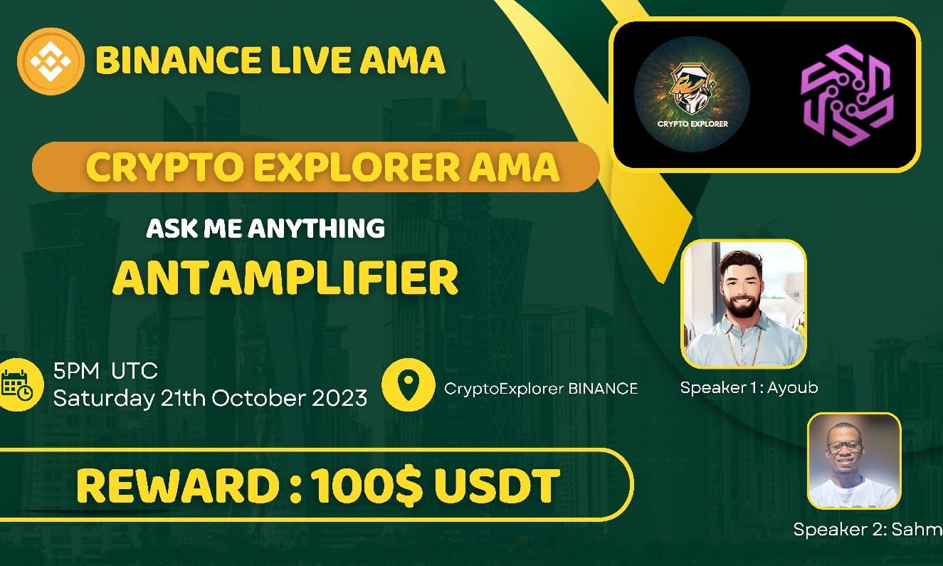 CryptoExplorer AMA WITH ANTAMPLIFIER REWARD: 100$ USDT 