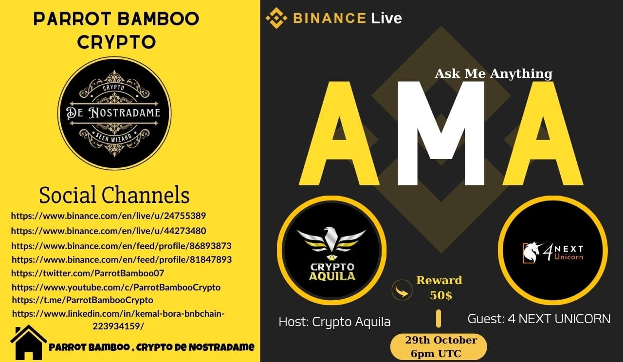 4 NEXT UNICORN X Crypto Aquila AMA Event