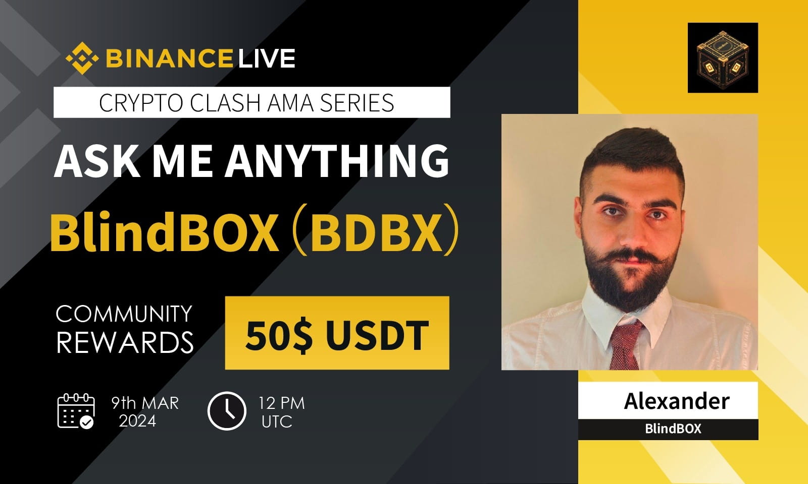 AMA - BlindBOX (BDBX) x Crypto Clash 