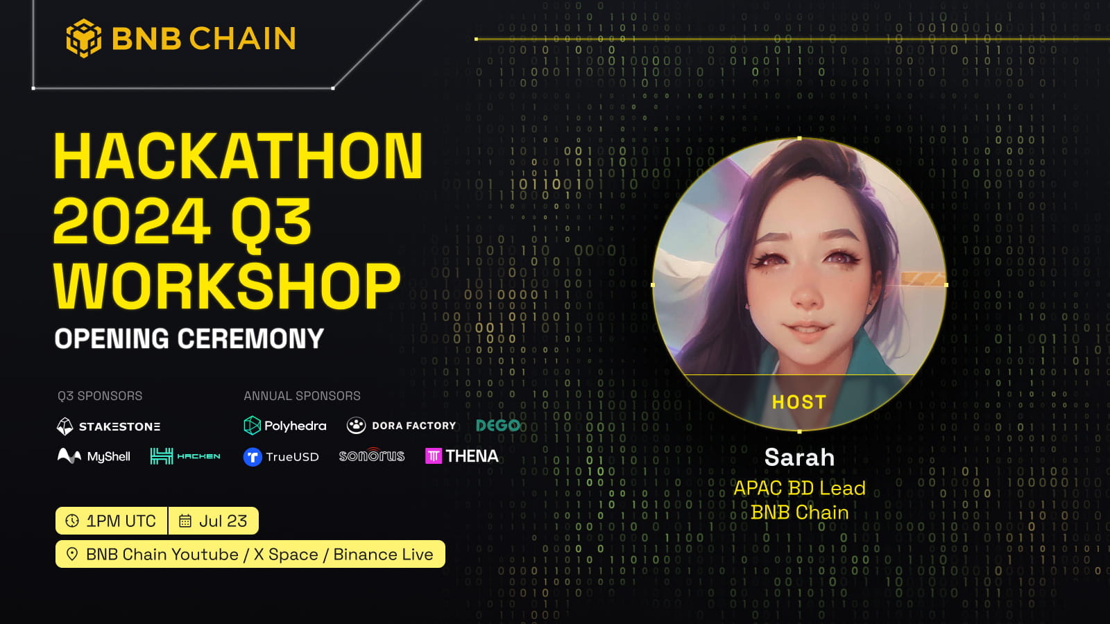 BNB Chain 2024 Q3 Hackathon Workshop Day 1