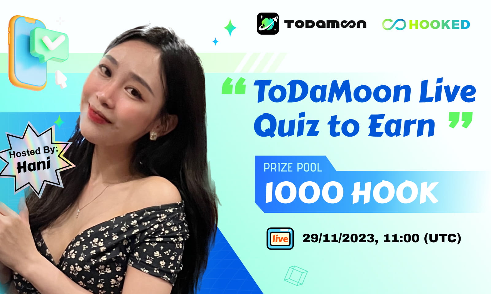 ToDaMoon Quiz-to-Earn Gameshow - 81th Livestreaming