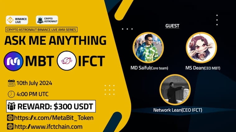 Crypto Astronaut Host AMA With  IFCT and MBT