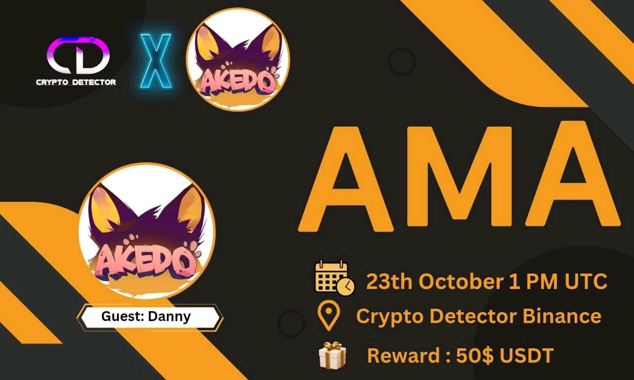 Crypto Detector  will be holding AMA with AKEDO