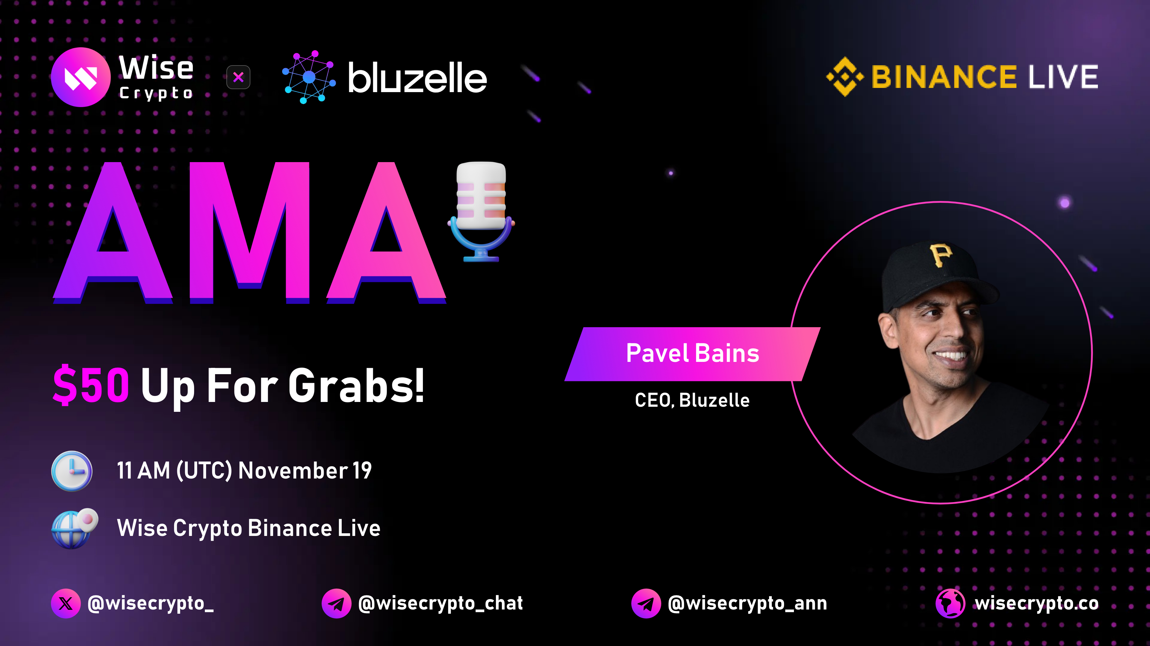 Wise Crypto & Bluzelle AMA