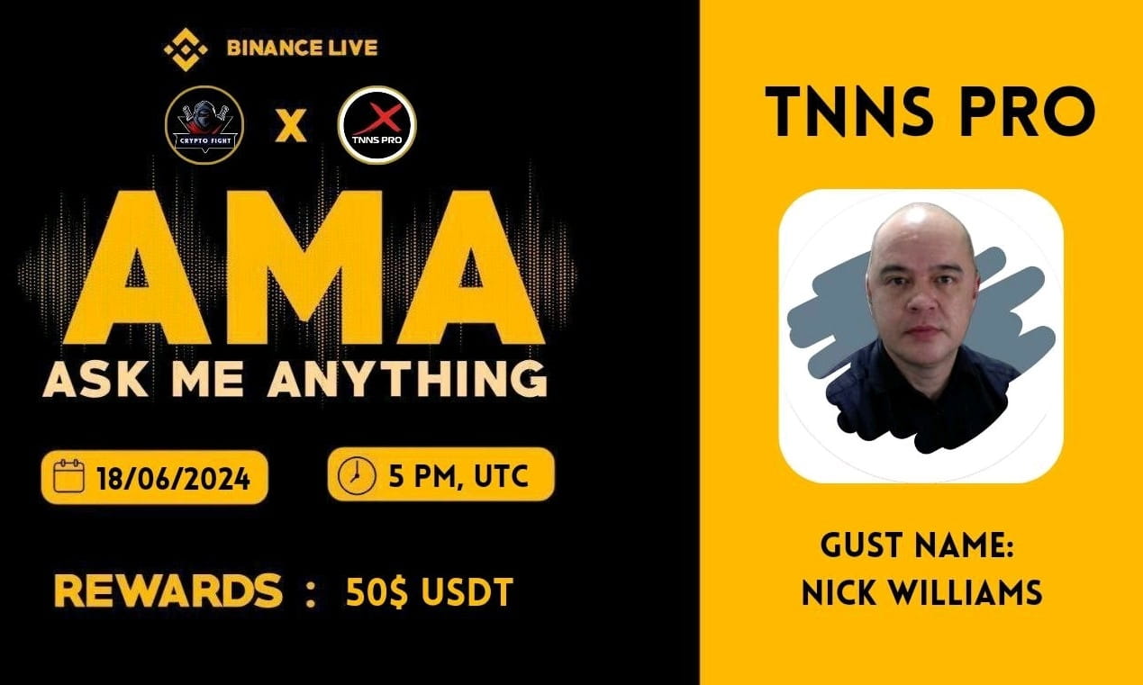 Crypto Fight AMA With "TNNS PRO" || Reward 50$ USDT