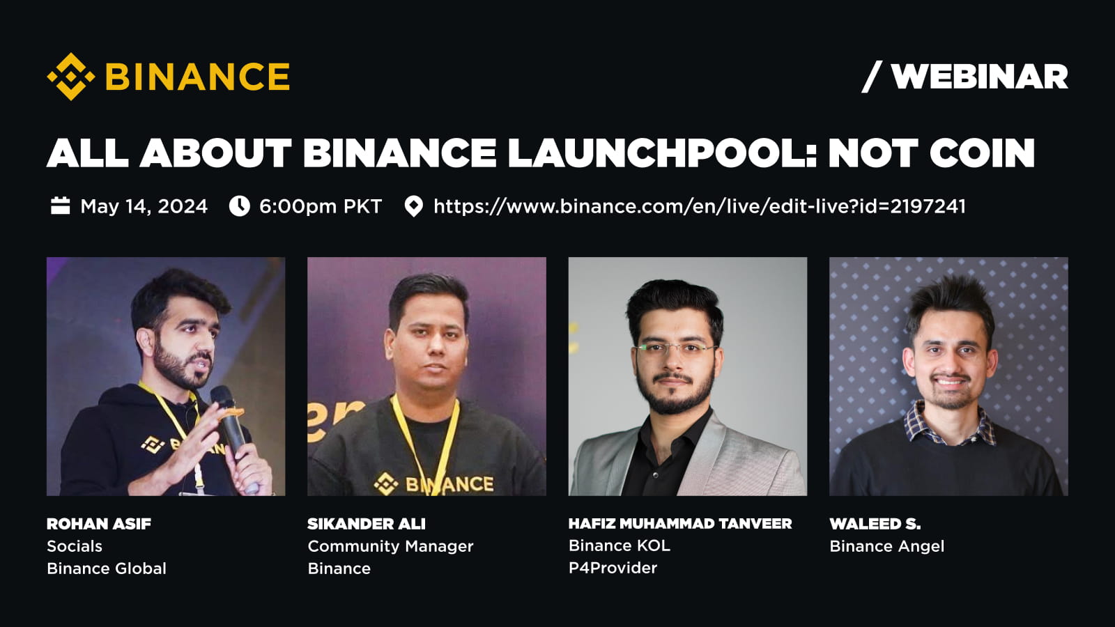 All about Binance lAUNCHPOOL: NOT COIN