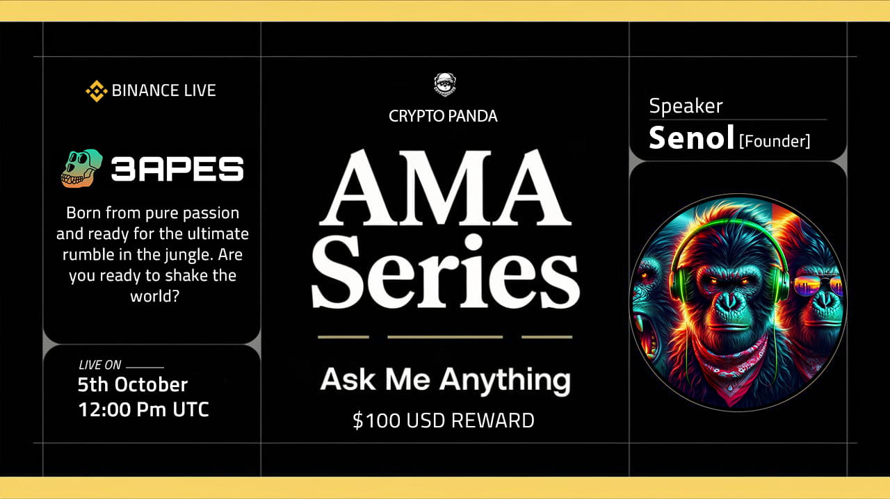 Crypto Panda presents AMA with 3APES