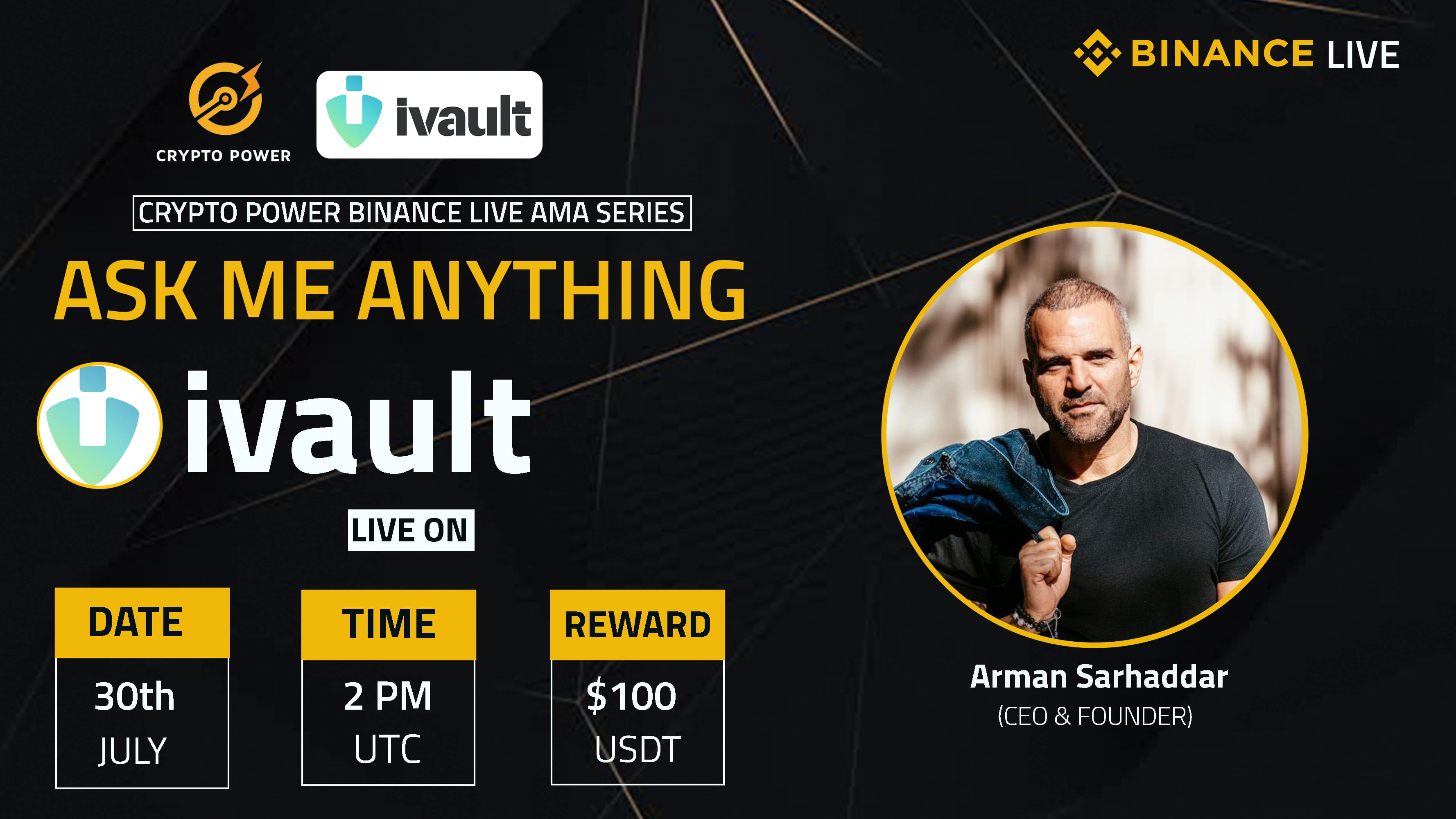 CRYPTO POWER AMA WITH ivault