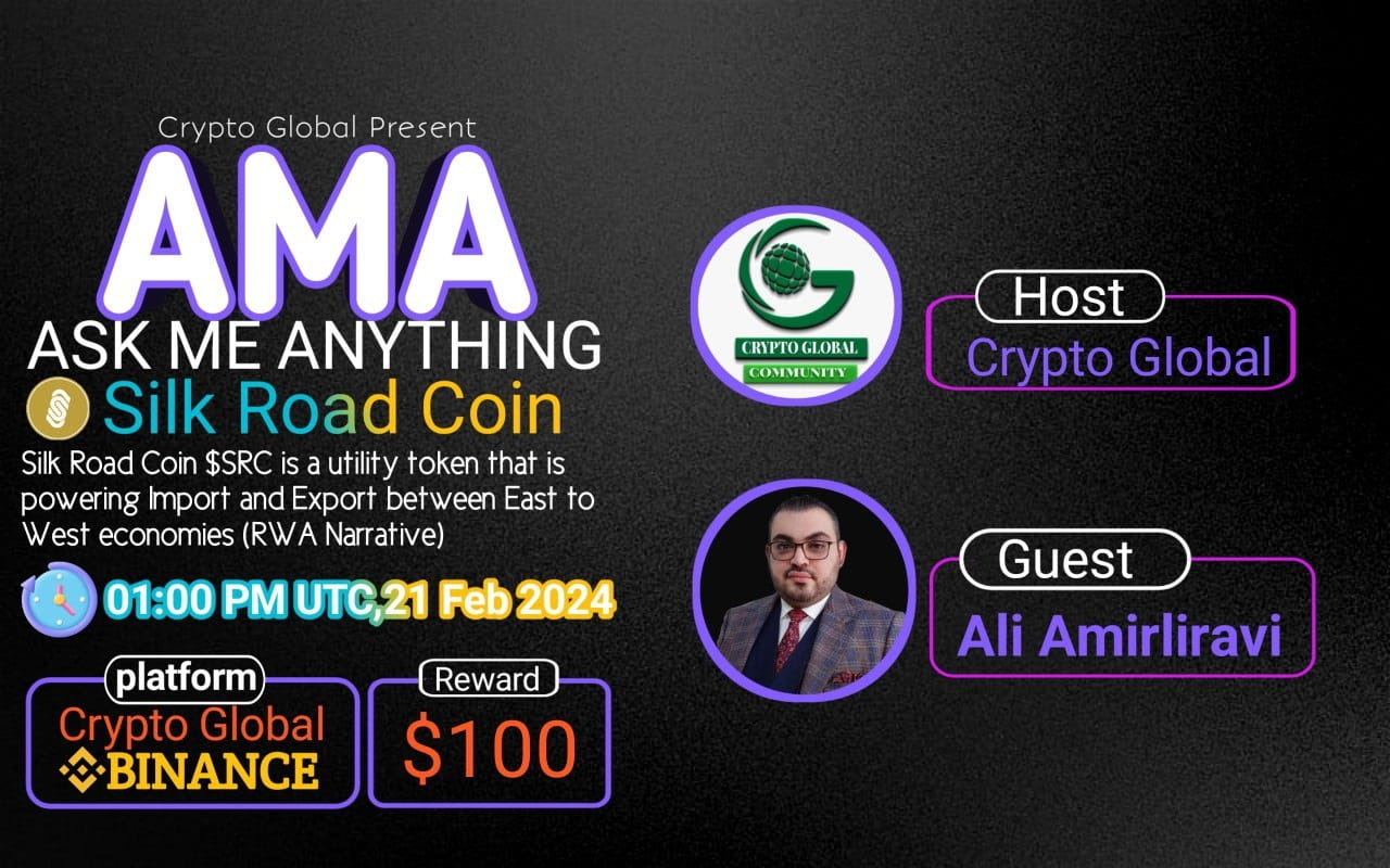 Crypto Global Community AMA Series with Silk Road Coin