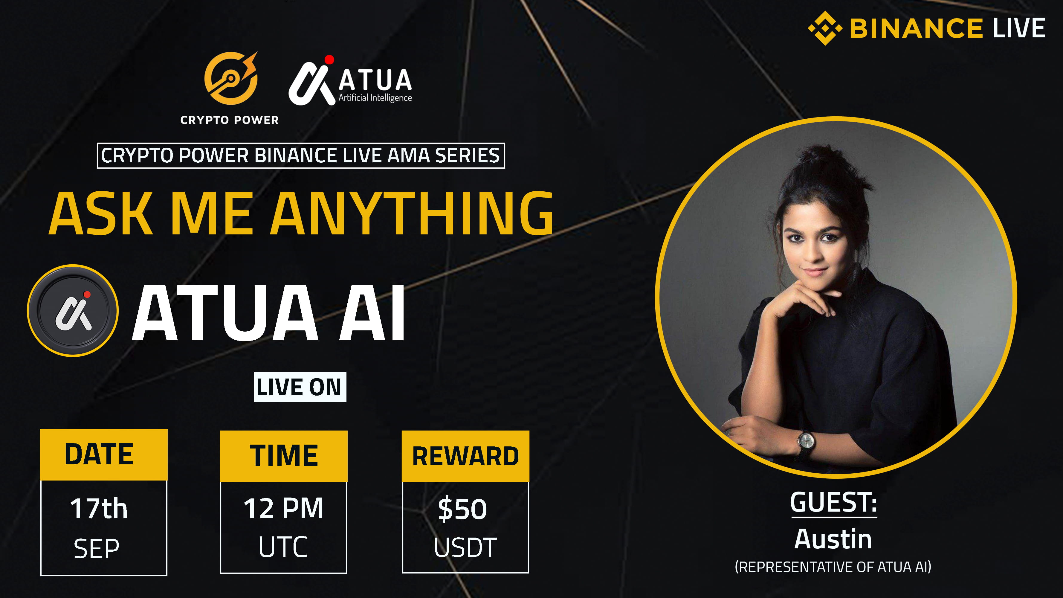 CRYPTO POWER AMA WITH  ATUA AI