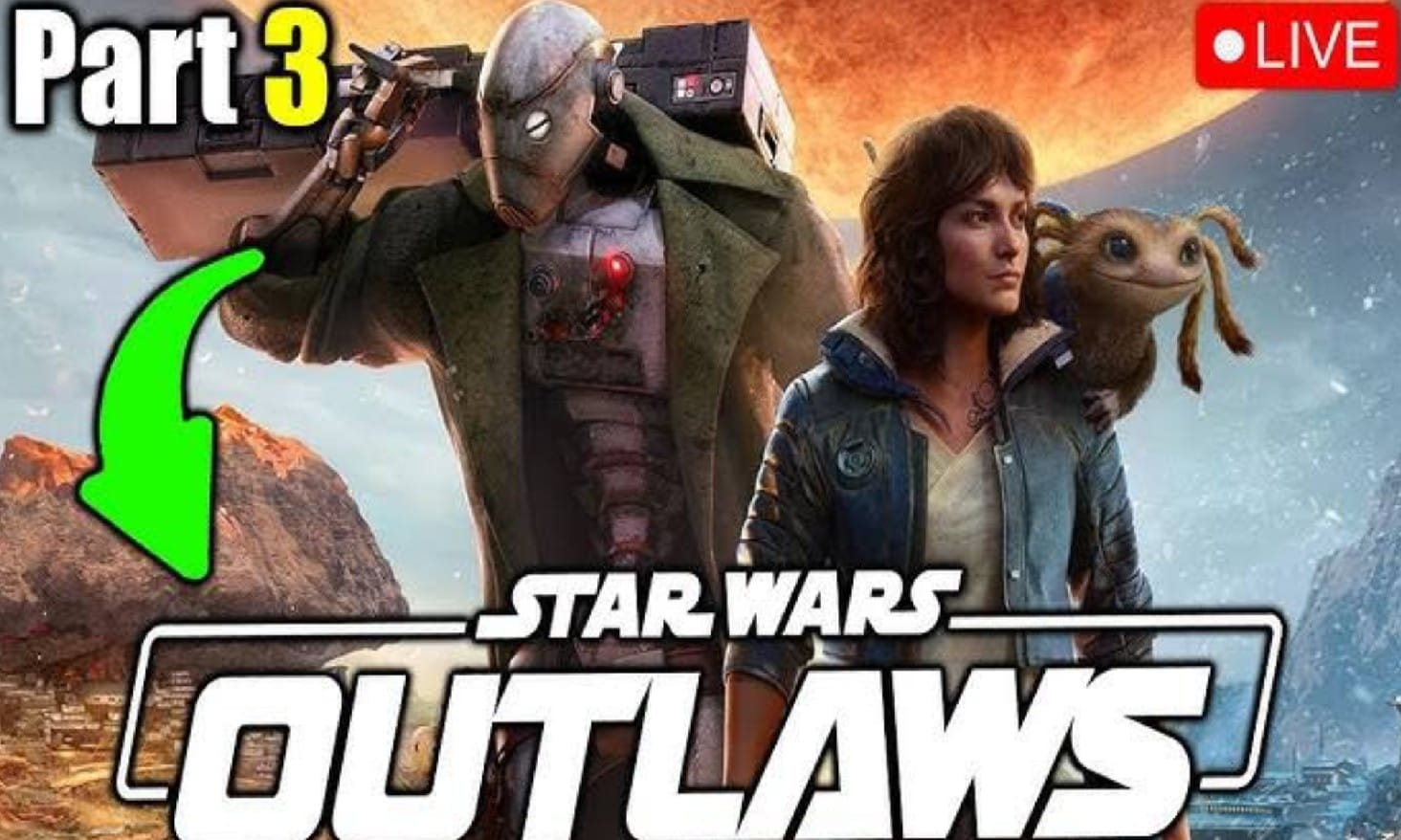 Star Wars Outlaws Part-3 With INDIALIVE | JUST FOR FUN #Starwar