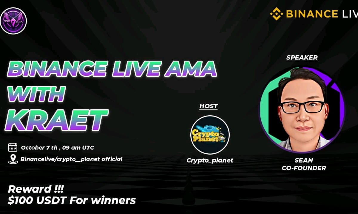 Crypto Planet Binance live AMA with Kraet.io [ Reward:$100 ]