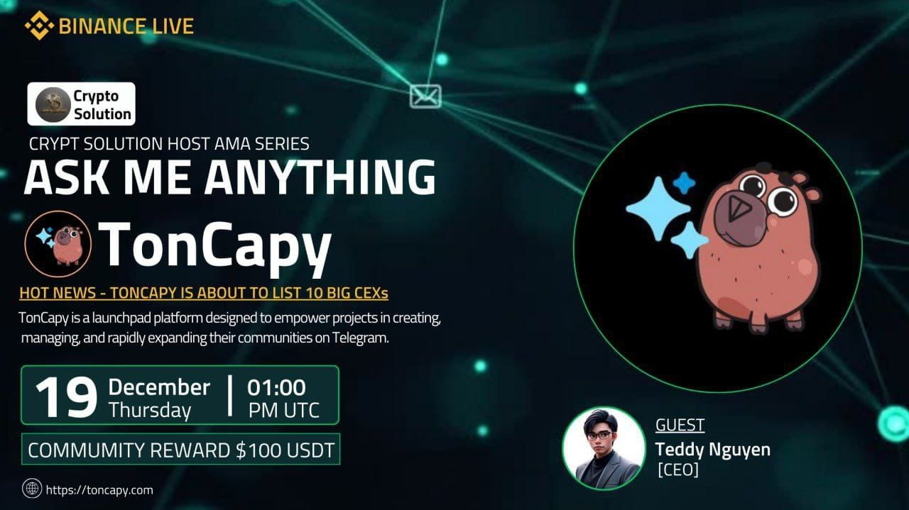 AMA - Crypto Solution <> TonCapy