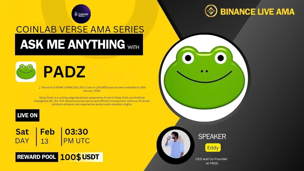 BINENCE LIVE AMA WITH PADZ FINENCE 