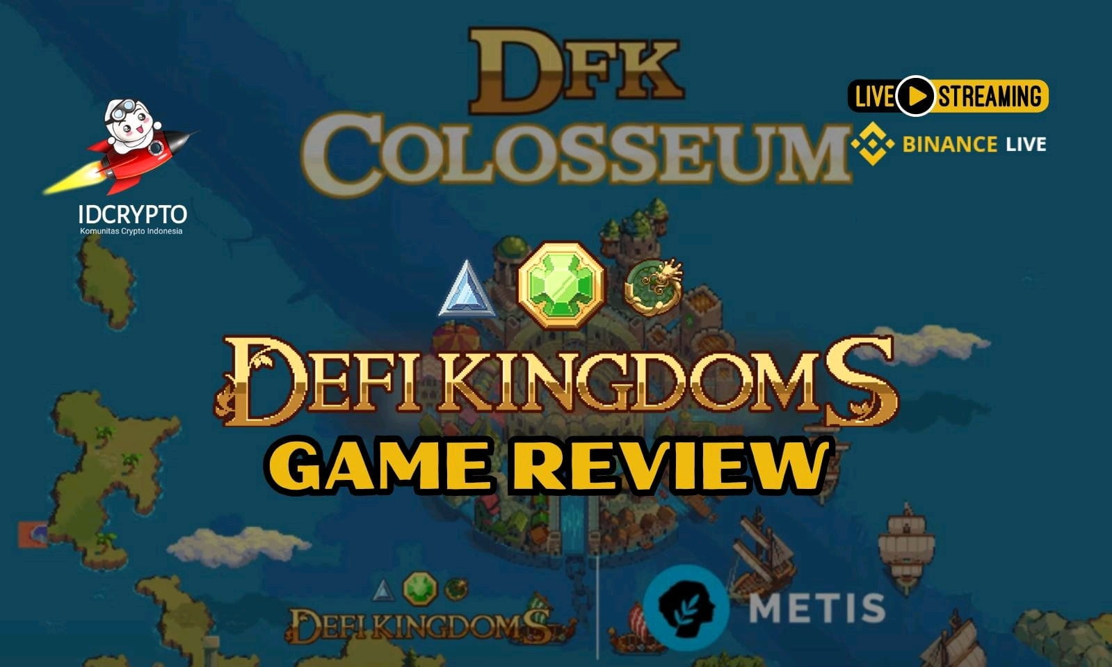 Game Review DeFi KingDoms - PVP Colosseum Launch on Metis