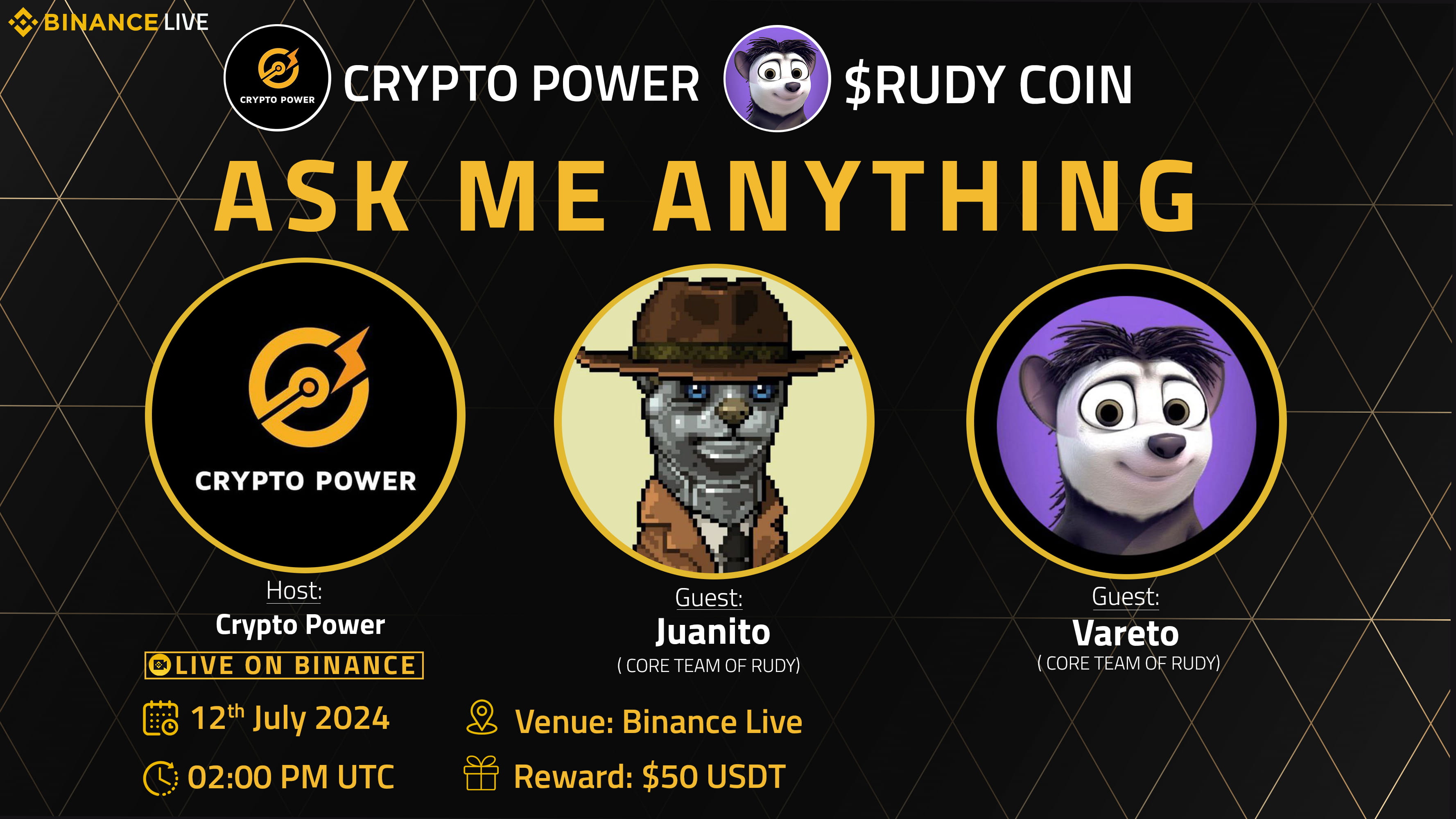 CRYPTO POWER AMA WITH $Rudy Coin