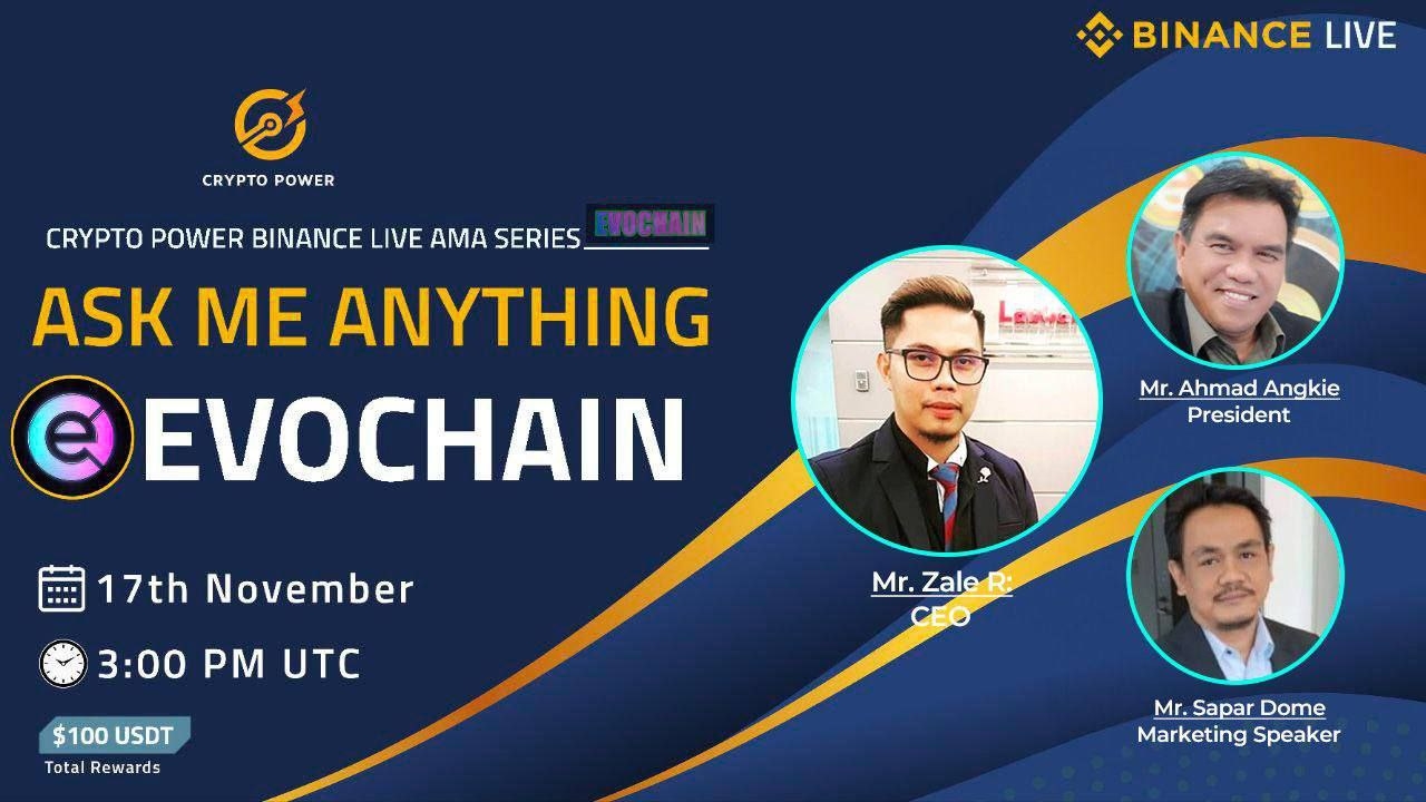 CRYPTO POWER AMA WITH EVOCHAIN