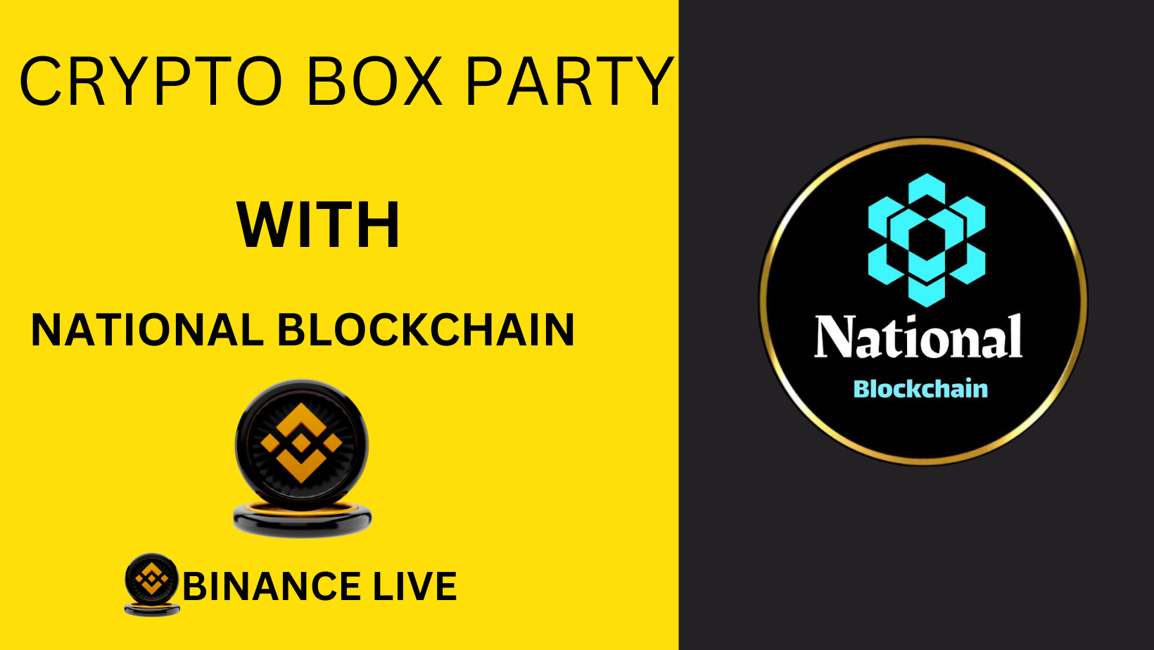 Free Crypto Box Party <> National Blockchain