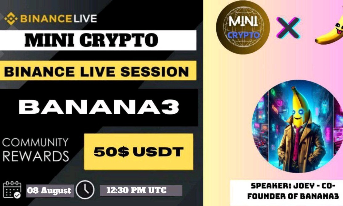 AMA RECAP : MINI CRYPTO ✖️  BANANA3