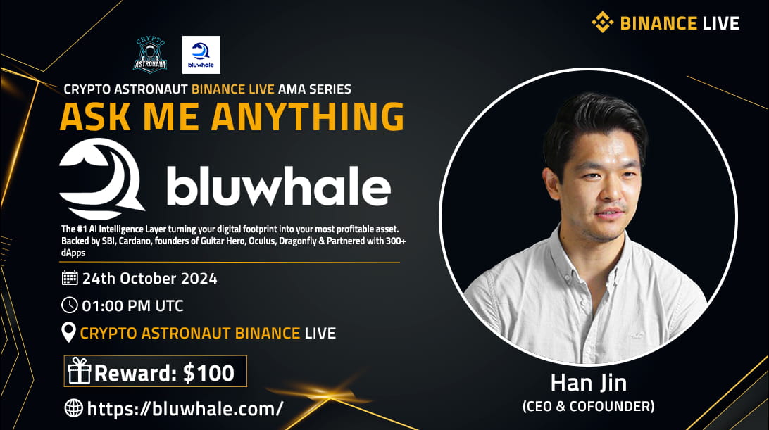 Crypto Astronaut Host AMA With Bluwhale