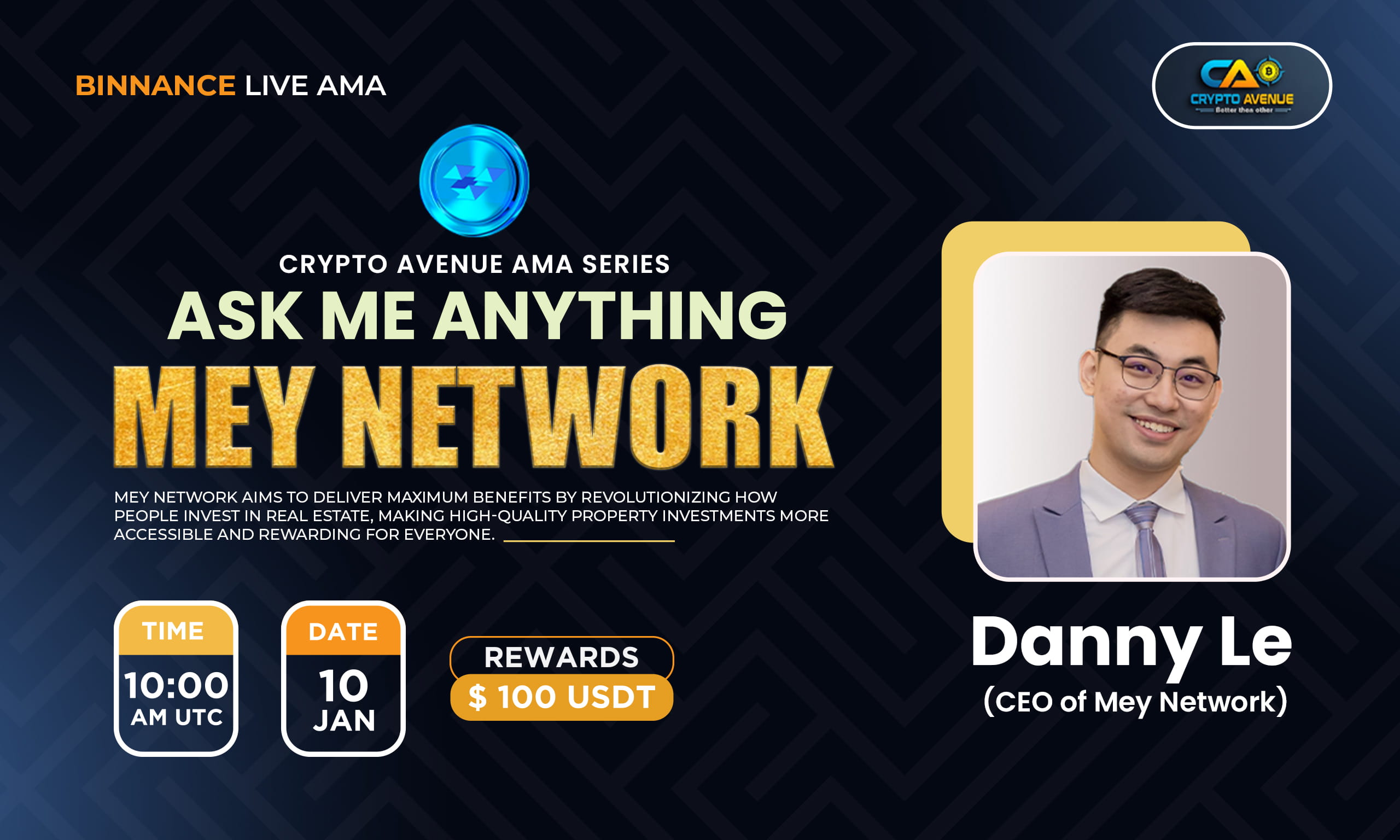 AMA - Crypto Avenue X Mey Network