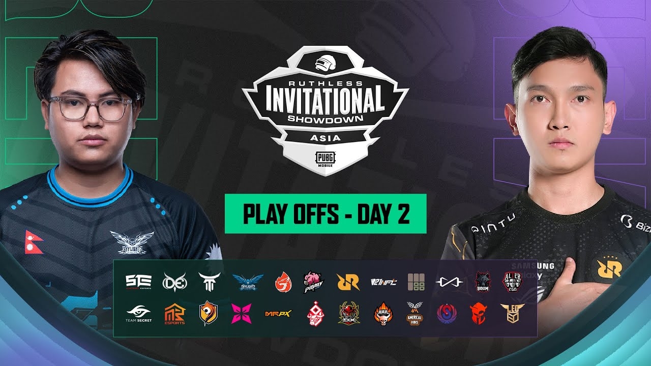 PUBG MOBILE RUTHLESS INVITATIONAL SHOWDOWN ASIA | PLAYOFFS | DAY 2